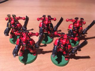 Warhammer 40k 5 Figuras Marines del Caos