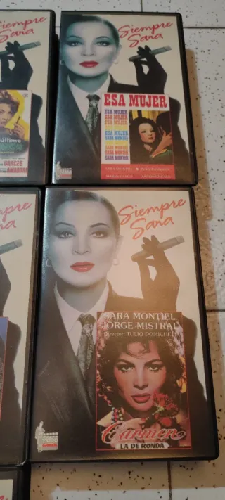Colección 7 VHS Sara Montiel