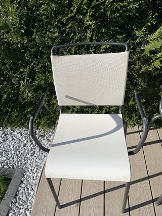 Conjunto 4 Sillas Exterior Metal