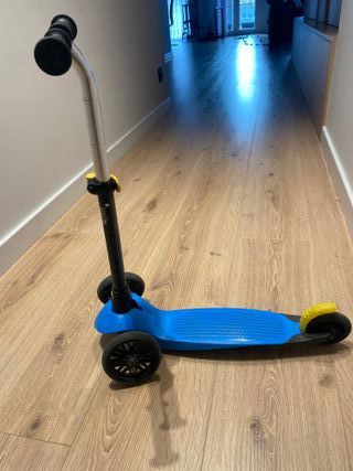 Patinete 3 Ruedas Azul y Amarillo