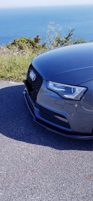Lip Audi A5 Negro Brillo 2012-2015