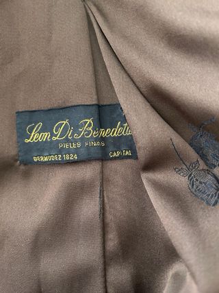 Chaquetón Piel Natural Marrón