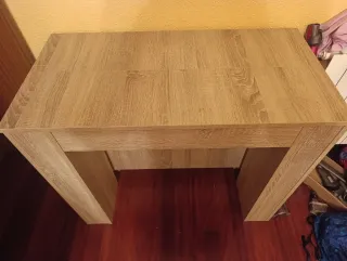 Mesa consola extensible madera