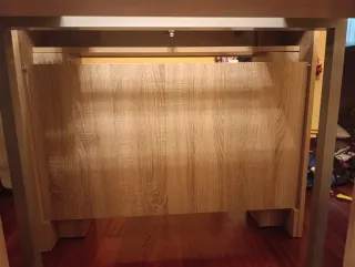 Mesa consola extensible madera