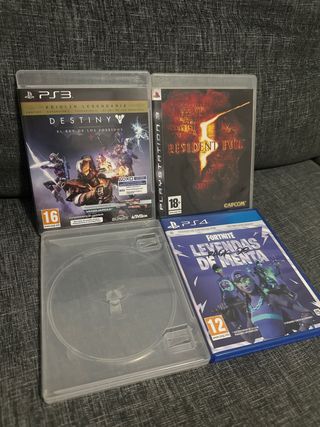 Lote 4 Cajas PS3 y PS4 (Sin Disco)