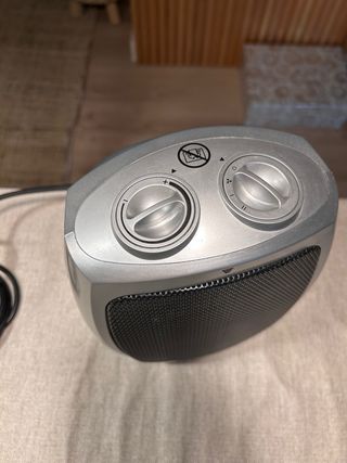 Calefactor gris 3 posiciones