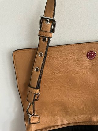 Bolso Parfois piel beige/marrón