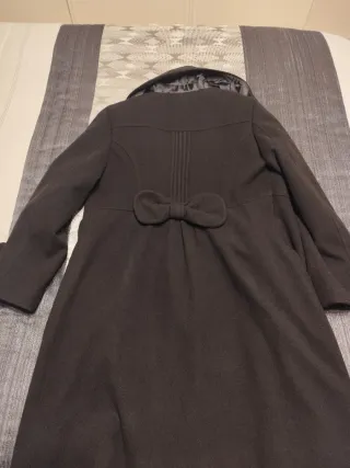 Abrigo negro talla 42