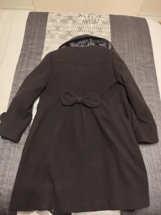 Abrigo negro talla 42