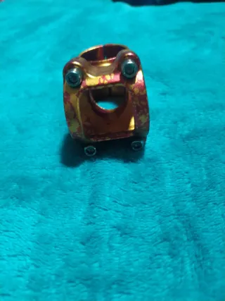 Potencia Bicicleta/Patinete Eléctrico Dorada