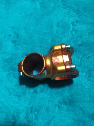 Potencia Bicicleta/Patinete Eléctrico Dorada