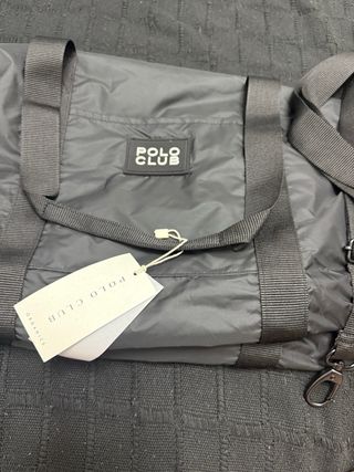 Bolsa de viaje Polo Club negra y gris