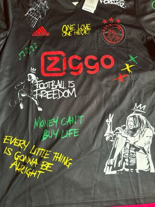 Camiseta Ajax x Bob Marley Talla M