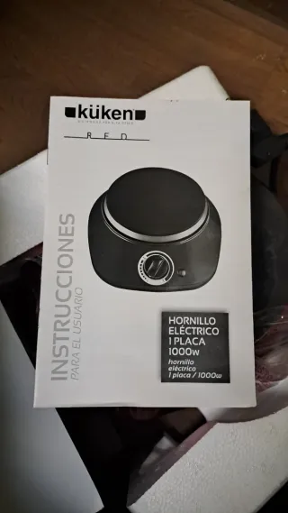 Hornillo Eléctrico Küken 1000W Rojo