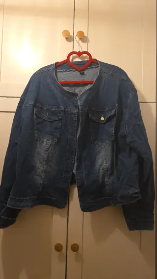 Cazadora vaquera Shein Talla 4XL