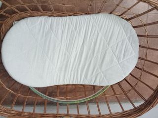 Cuna Moisés Waldin Mimbre y Madera