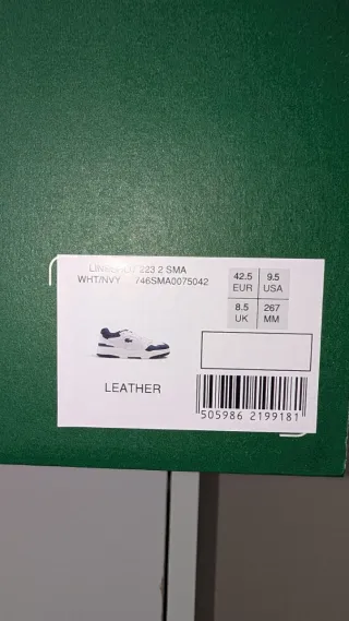 Zapatillas Lacoste Line Shot Talla 42.5