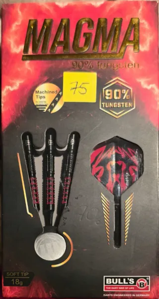 Dardos Bull's Magma 18gr 90% Tungsteno