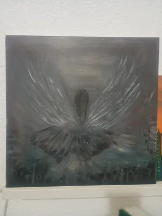 Cuadro abstracto texturizado