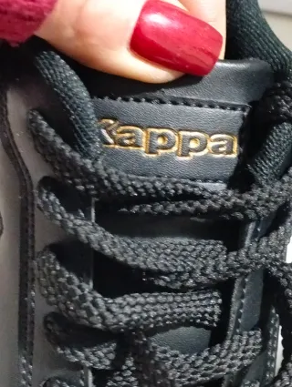 Scarpe Kappa nere e oro