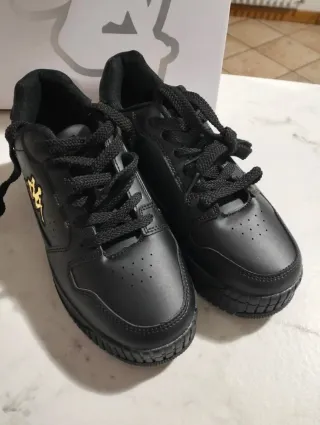 Scarpe Kappa nere e oro