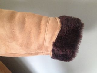 Giaccone montone donna beige/marrone