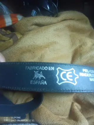 Cinturón Piel Talla 42/105 Fabricado España