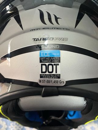 Casco Moto MT Helmets Targo Pro