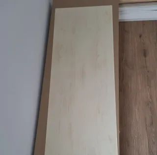 Cristal superior Besta Ikea efecto madera