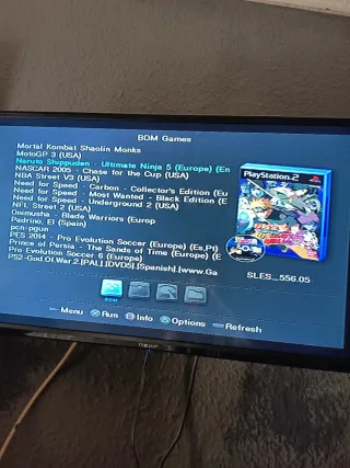 Consola Sony PS2 Negra + Mandos