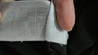 Abito donna nero manica con volant