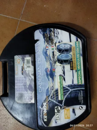 4 pares de Cadenas Nieve Coche 9mm POWER X