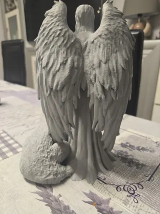 Figura Ángel y Lobo