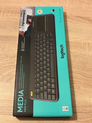 Logitech K400 Plus Teclado Táctil Inalámbrico