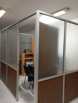 Paneles de oficina desmontables