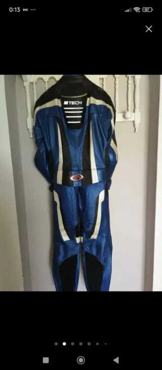 Mono Mtech Azul y Negro