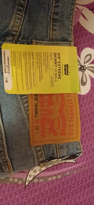 Vaqueros Levi's Strauss nuevos con etiqueta