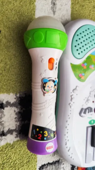 Piano play and learn y micrófono infantil Fisher-P