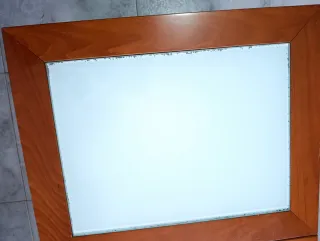 Mesa de madera con alzas