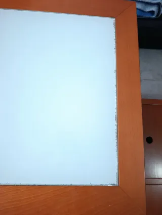 Mesa de madera con alzas