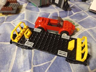 Lego vagón porta coches set 7898