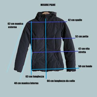 Woolrich Piumino Nero Donna Vintage