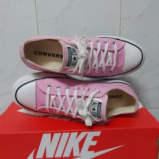 Zapatillas Converse T38 Rosa Plataforma