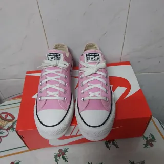 Zapatillas Converse T38 Rosa Plataforma