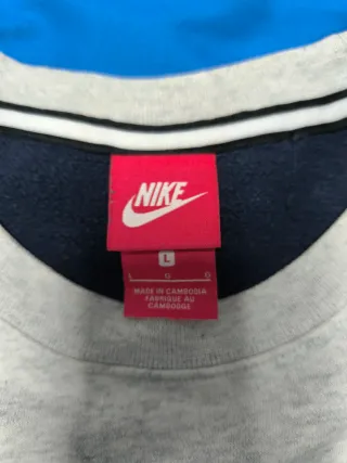 Sudadera Nike Gris y Azul