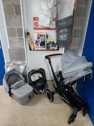 Carrito Bebé Jane Rider 3 Piezas + Accesorios