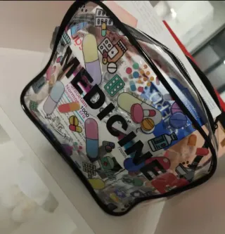 Borsa vintage trasparente