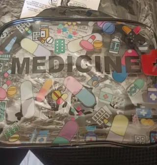 Borsa vintage trasparente