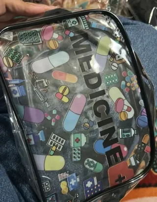 Borsa vintage trasparente