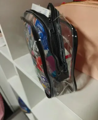 Borsa vintage trasparente